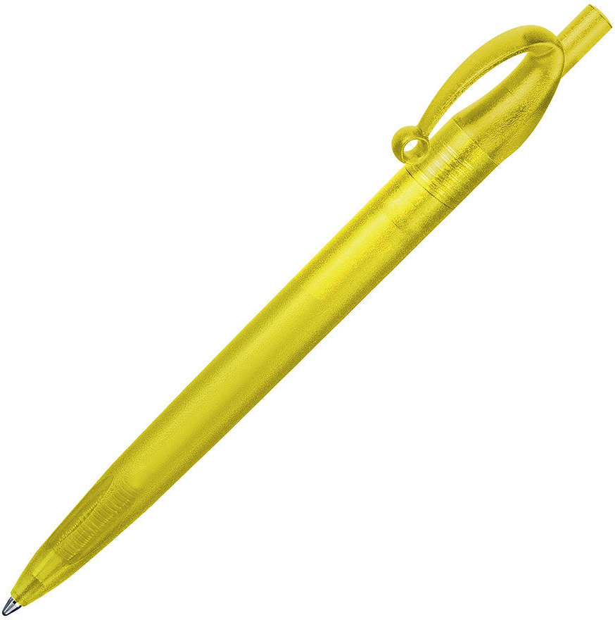 Артикул: H407F/70 — JOCKER, ручка шариковая, фростированный желтый, пластик