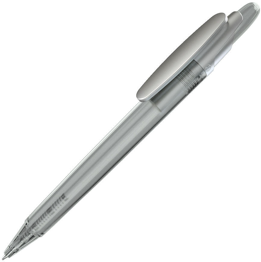 Артикул: H503F/90 — OTTO FROST SAT, ручка шариковая, фростированный белый/серебристый клип, пластик