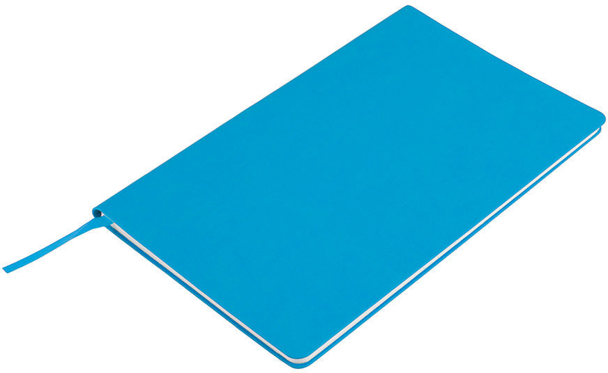 Артикул: H21222/21 — Бизнес-блокнот "Audrey", 130х210 мм, голубой, кремовая бумага, гибкая обложка, в линейку