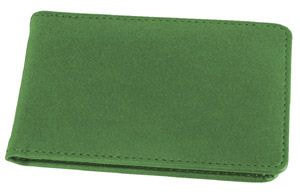 Артикул: H9005/15 — Визитница (34 визитки); зеленый; 12х8 см; искуccтвенная кожа; шелкография