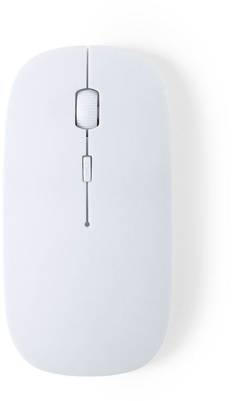 Артикул: H346689 — Мышь компьютерная оптическая беспроводная, модель SUPOT, антибактериальный пластик, белый