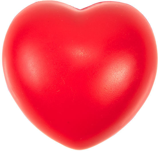 Артикул: H7235 — Антистресс "Сердце"; красный; 7,6х7х5,4 см; вспененный каучук;
