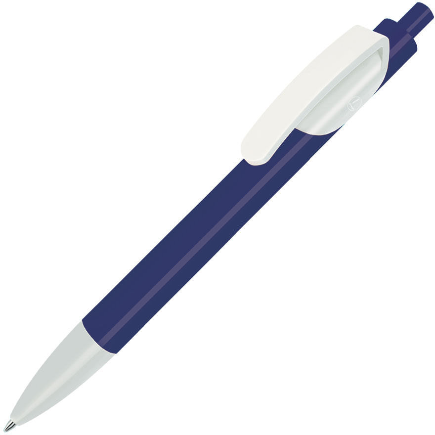 Артикул: H203/25 — TRIS, ручка шариковая, ярко-синий корпус/белый, пластик