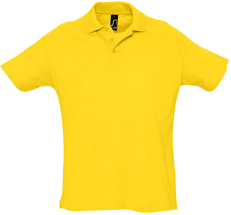 Артикул: H711342.301 — Рубашка поло мужская SUMMER II, солнечно-желтый, 100% х/б, 170г/м2