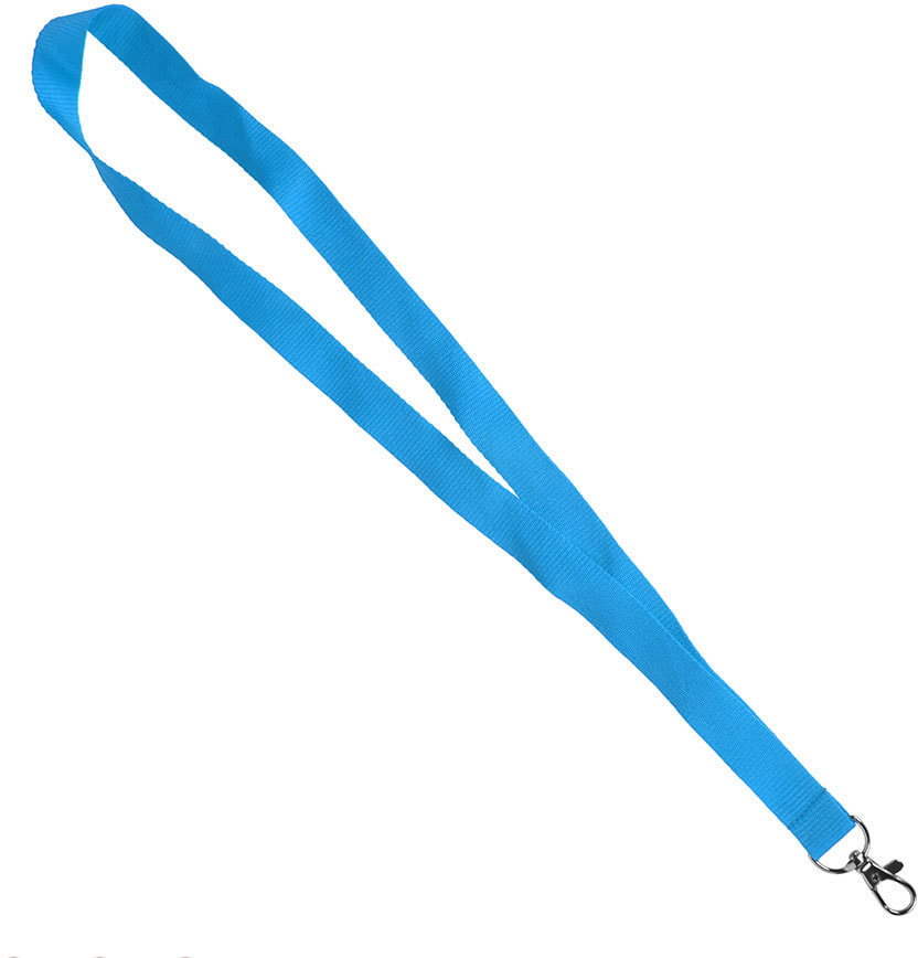 Артикул: H348780/22 — Ланъярд NECK, голубой, полиэстер, 2х50 см