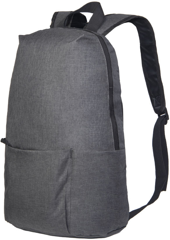 Артикул: H16107/30 — Рюкзак BASIC, серый меланж, 27x40x14 см, oxford 300D