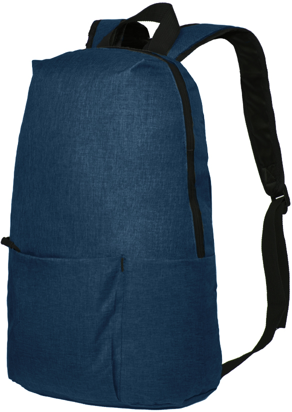 Артикул: H16107/25 — Рюкзак BASIC, темно-синий меланж, 27x40x14  см, oxford 300D