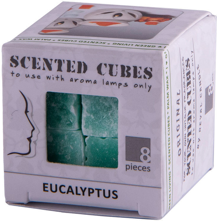 Артикул: H32601/eucalyptus — Аромакубики ЭВКАЛИПТ (8шт), 3,4х3,4х3,4см, пальмовый воск