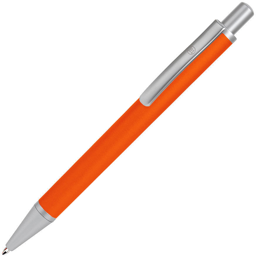 Артикул: H19601/05_black — CLASSIC, ручка шариковая, оранжевый/серебристый, металл, черная паста
