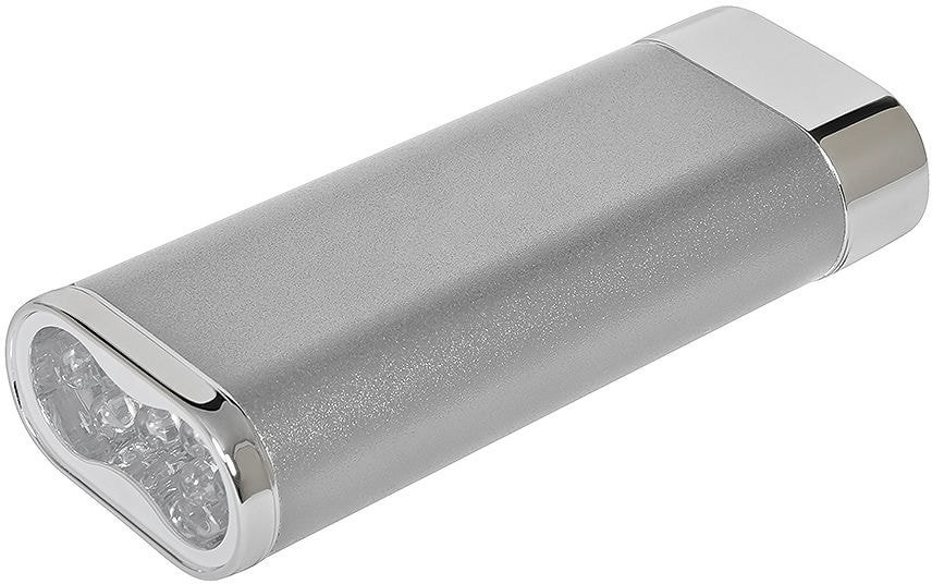 Артикул: H19320 — Универсальный аккумулятор "Light" (5200mAh) с фонариком,10,2х3,9х2,1см,металл, шт