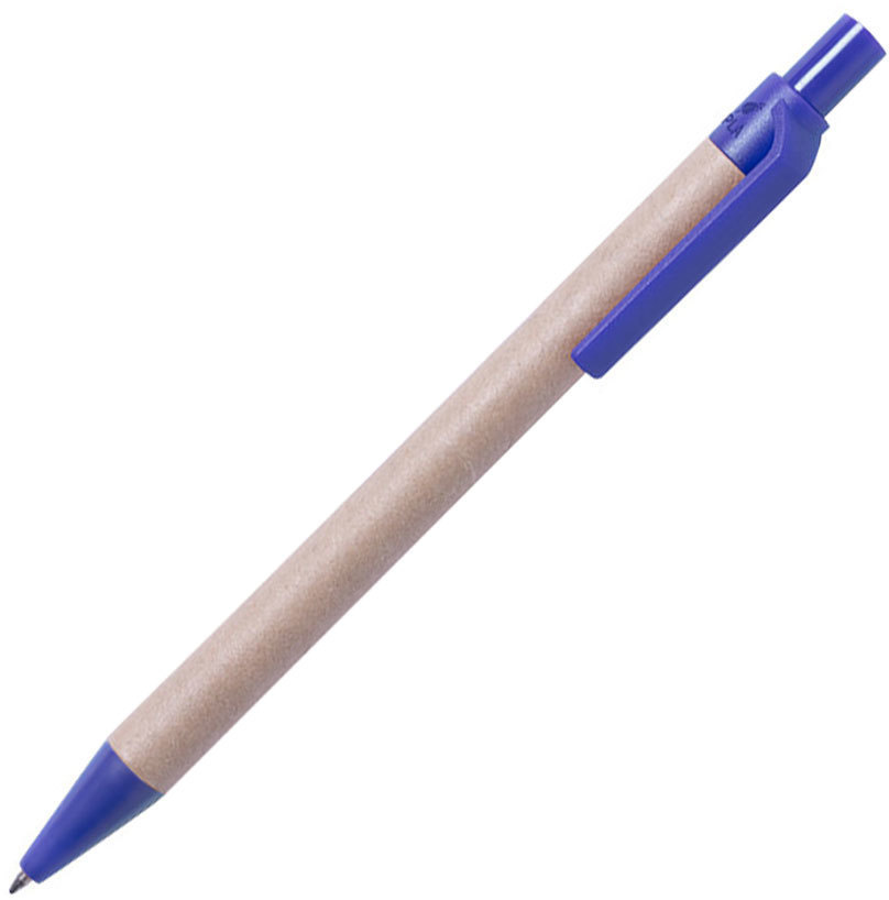 Артикул: H346770/24 — Ручка шариковая VATUM, синий, переработанный картон, PLA-полимолочная кислота, 13,7 см