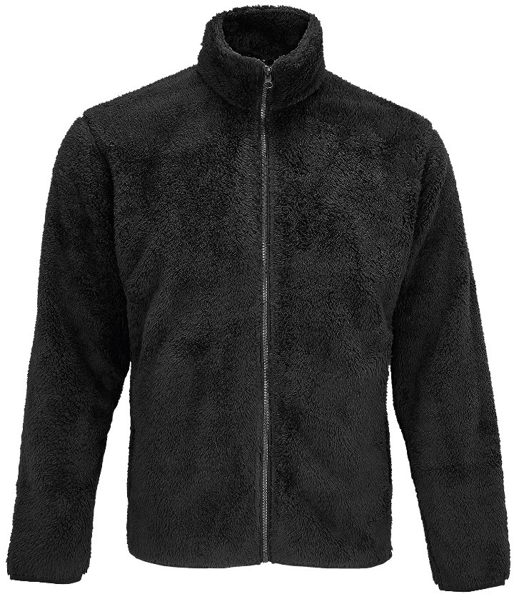 Артикул: H704022.312 — Куртка на молнии мужская FINCH, черный, 100% полиэстер, 275 г/м2