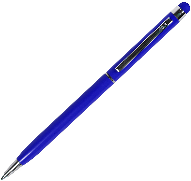 Артикул: H1102/24 — TOUCHWRITER, ручка шариковая со стилусом для сенсорных экранов, синий/хром, металл