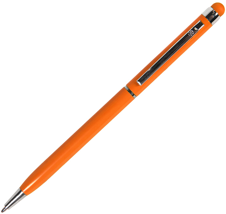 Артикул: H1102/05 — TOUCHWRITER, ручка шариковая со стилусом для сенсорных экранов, оранжевый/хром, металл