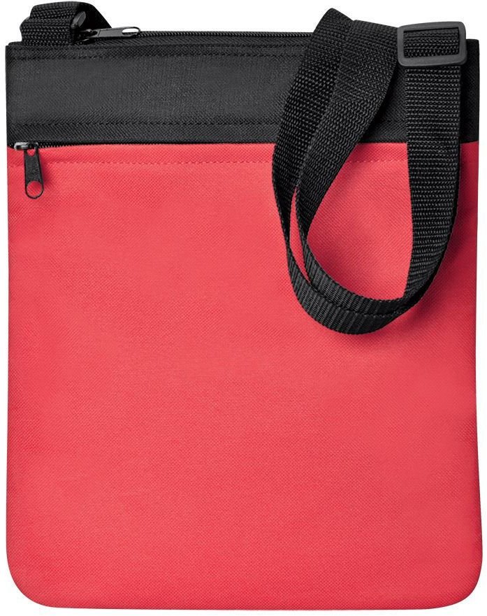 Артикул: H8431/08 — Промо сумка на плечо "Simple"; красный; 23х28 см; полиэстер; шелкография