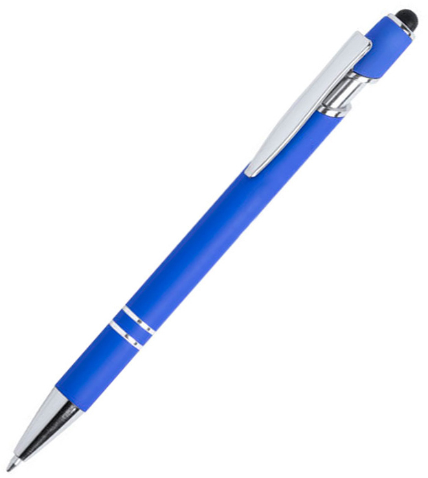 Артикул: H346367/24 — LEKOR, ручка шариковая со стилусом, синий, металл