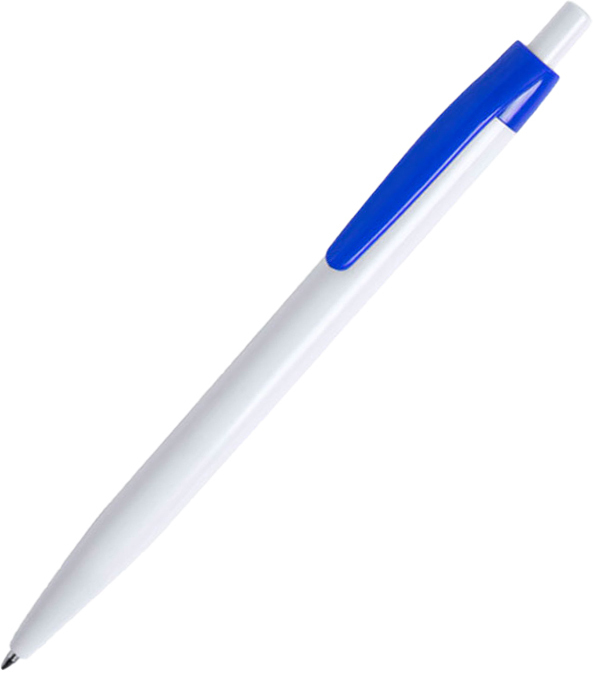 Артикул: H346410/01/24 — KIFIC, ручка шариковая, белый/синий, пластик