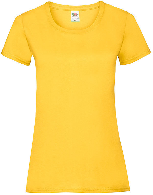 Артикул: H613720.34 — Футболка "Lady-Fit Valueweight T", солнечно-желтый, 100% хлопок, 165 г/м2