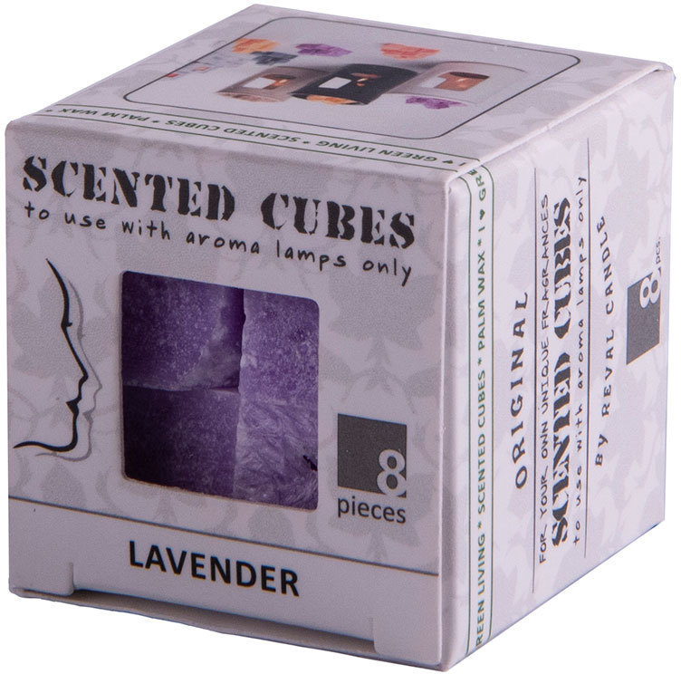 Артикул: H32601/lavender — Аромакубики ЛАВАНДА (8шт), 3,4х3,4х3,4см, пальмовый воск
