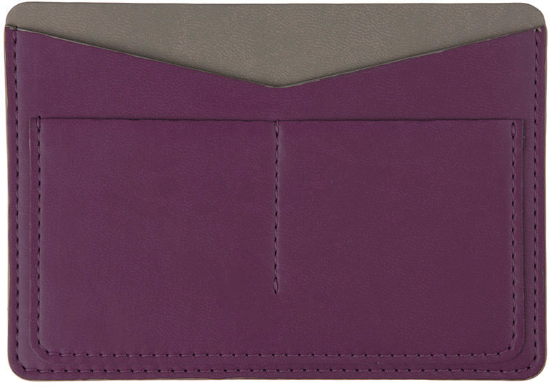 Артикул: H34012/11 — Холдер для паспорта и карт "Emotion", 10*14 см, PU, фиолетовый  с серым
