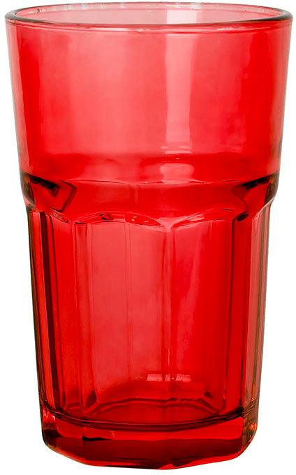 Артикул: H344245/08 — Стакан GLASS, красный, 320 мл, стекло