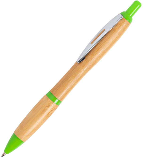 Артикул: H346369/15 — DAFEN, ручка шариковая, светло-зеленый, бамбук, пластик, металл
