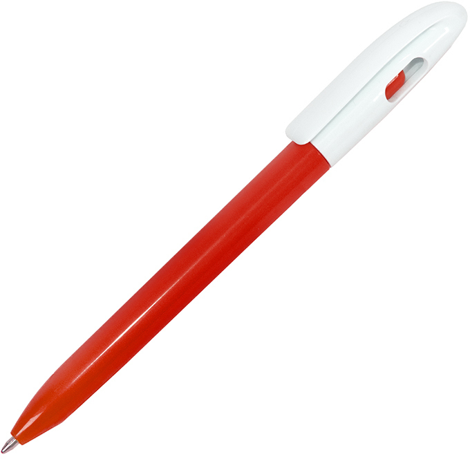 Артикул: H38014/08/01 — LEVEL, ручка шариковая, красный, пластик