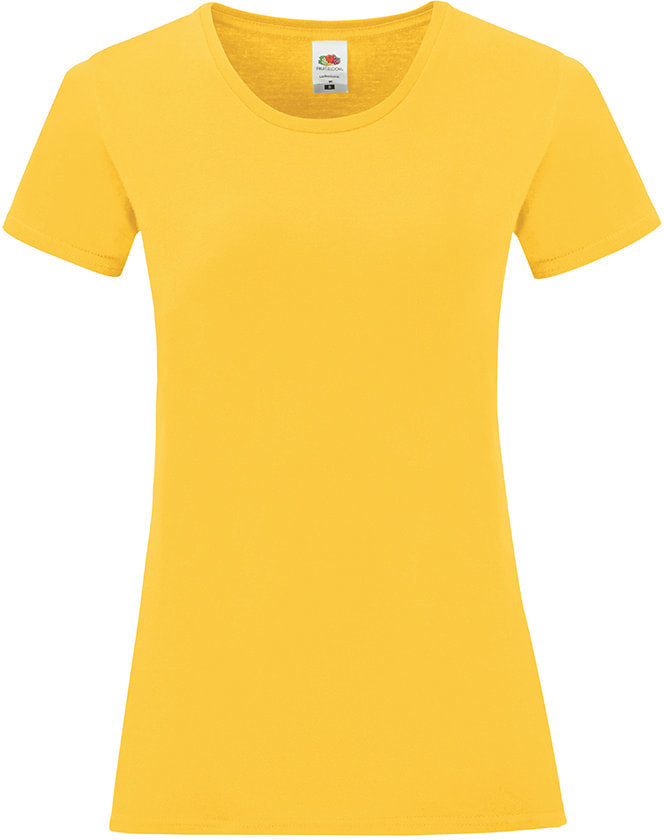 Артикул: H614320.34 — Футболка "Ladies Iconic", желтый, 100% хлопок, 150 г/м2