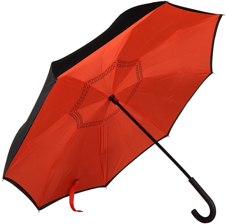 Артикул: H7431/08 — Зонт-трость "Original", механический, 100% полиэстер, красный