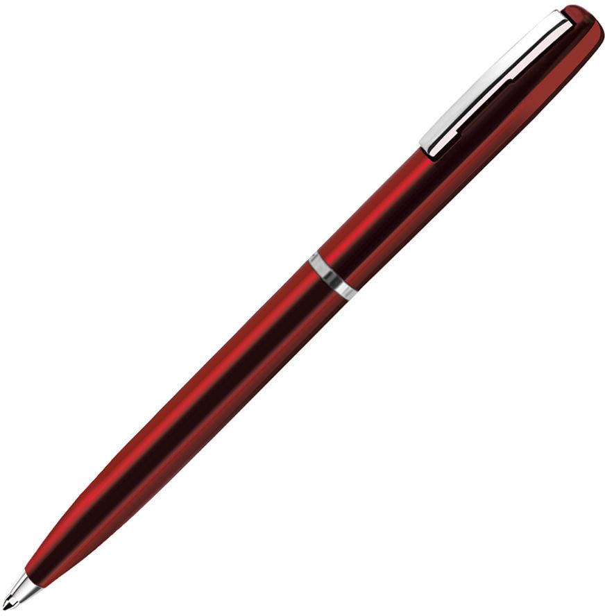 Артикул: H16501/08 — CLICKER, ручка шариковая, красный/хром, металл
