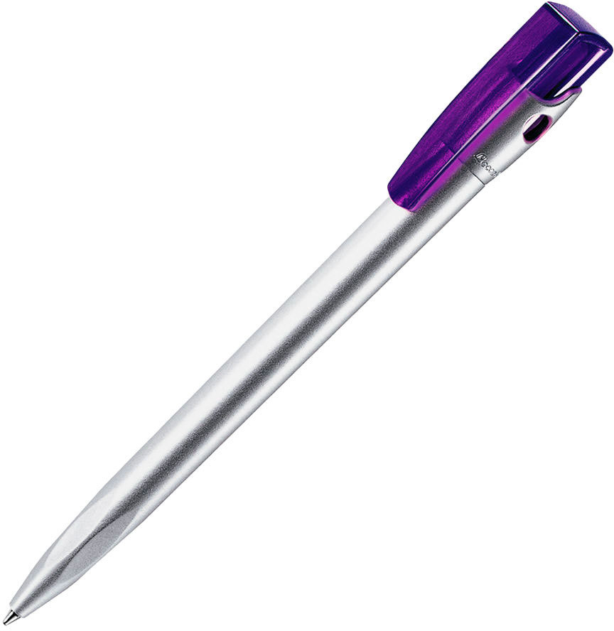 Артикул: H399/62 — KIKI SAT, ручка шариковая, фиолетовый/серебристый, пластик