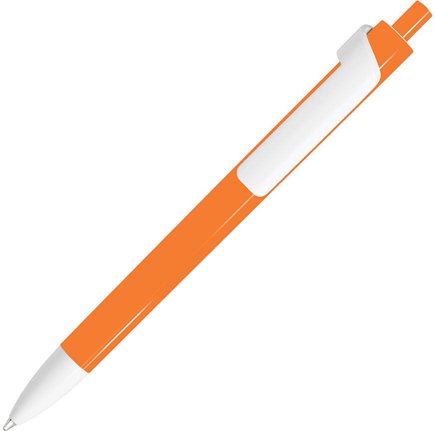 Артикул: H602/05 — FORTE, ручка шариковая, оранжевый/белый, пластик