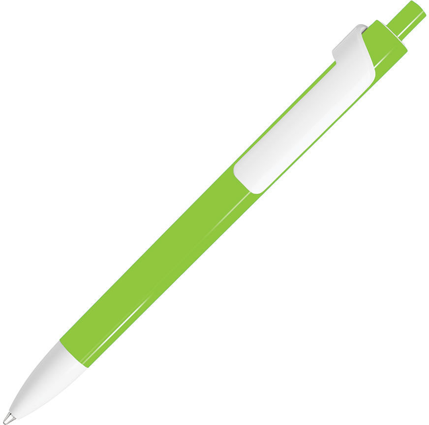 Артикул: H602/132 — FORTE, ручка шариковая, зеленое яблоко/белый, пластик