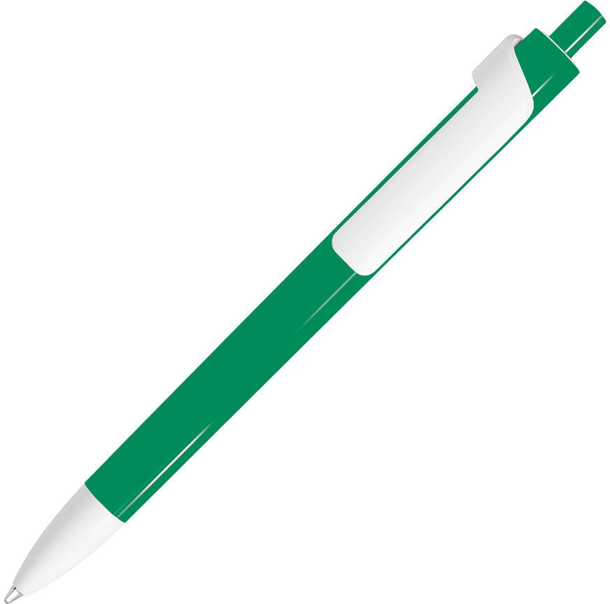 Артикул: H602/18 — FORTE, ручка шариковая, зеленый/белый, пластик