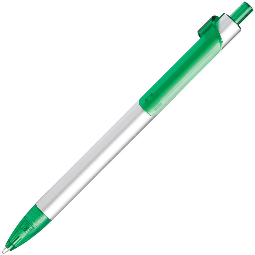 Артикул: H608/47/94 — PIANO, ручка шариковая, серебристый/зеленый, металл/пластик