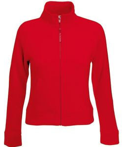 Артикул: H621160.40 — Толстовка "Lady-Fit Sweat Jacket", красный, 75% х/б, 25% п/э, 280 г/м2