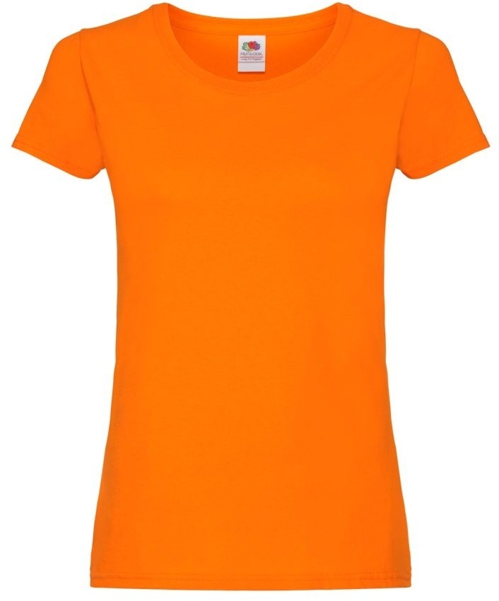 Артикул: H614200.44 — Футболка женская "Original T", оранжевый, 100% х/б, 145 г/м2