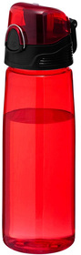 H1113/08 - Бутылка для воды FLASK, 800 мл; 25,2х7,7см, красный, пластик