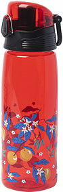 Бутылка для воды FLASK, 800 мл; 25,2х7,7см, красный, пластик
