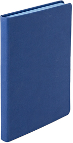 Ежедневник недатированный Softie, А5, синий, блок в клетку, синий обрез