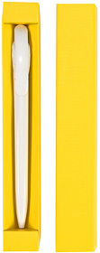 Футляр для одной ручки JELLY, желтый, картон