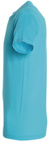 Футболка мужская REGENT, бирюзовый, 100% хлопок, 150 г/м2