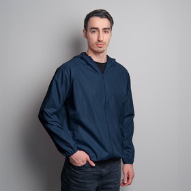 Ветровка мужская COLIN, темно-синий,100% полиэстер, плотность 280Т.