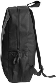 Рюкзак PLUS, чёрный/серый, 44 x 26 x 12 см, 100% полиэстер 600D