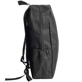Рюкзак PLUS, чёрный/красный, 44 x 26 x 12 см, 100% полиэстер 600D