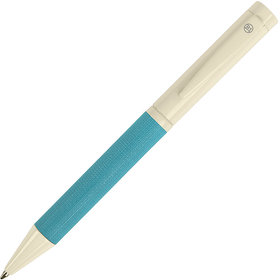 H26900/124 - PROVENCE, ручка шариковая, хром/голубой, металл, PU