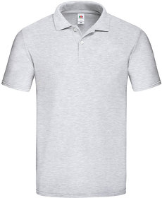 Поло мужское "Original Polo", серый меланж, 100% х/б, 185г/м² (H630500.94)