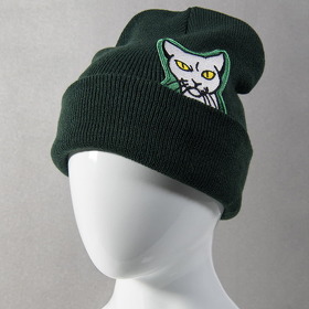 Шапка вязаная  двойная 