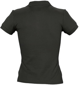 Поло PEOPLE 2XL Чёрный 100% хлопок