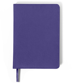 Ежедневник недатированный Duncan, А5,  фиолетовый, белый блок